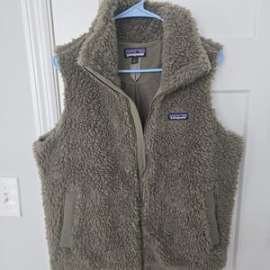 Patagonia Kids Sherpa Vest - Forest Green